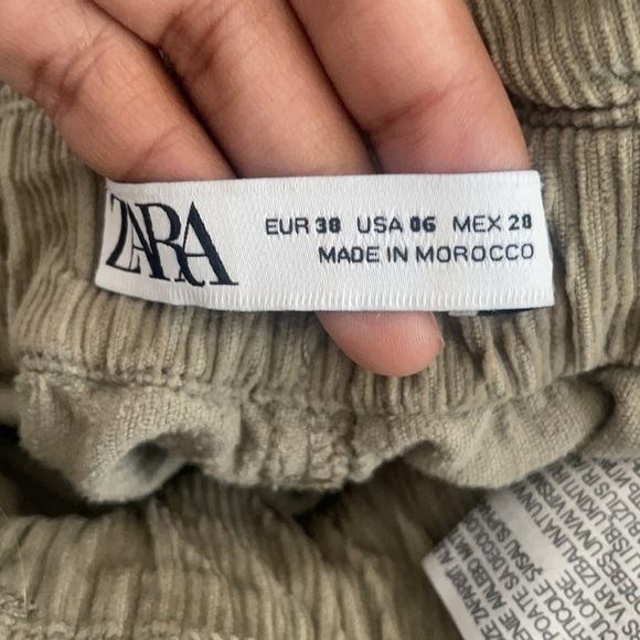 Zara corduroy baggy pants size 6 - Picture 8 of 8